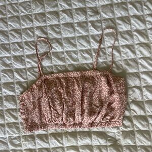 Abercrombie & Fitch Dusty  Pink Crop Top